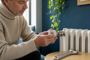 radiateur qui chauffe même fermé