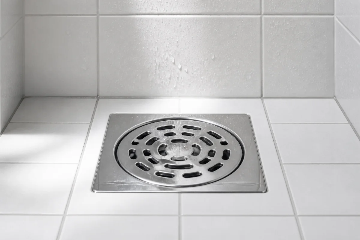 remontée odeur douche