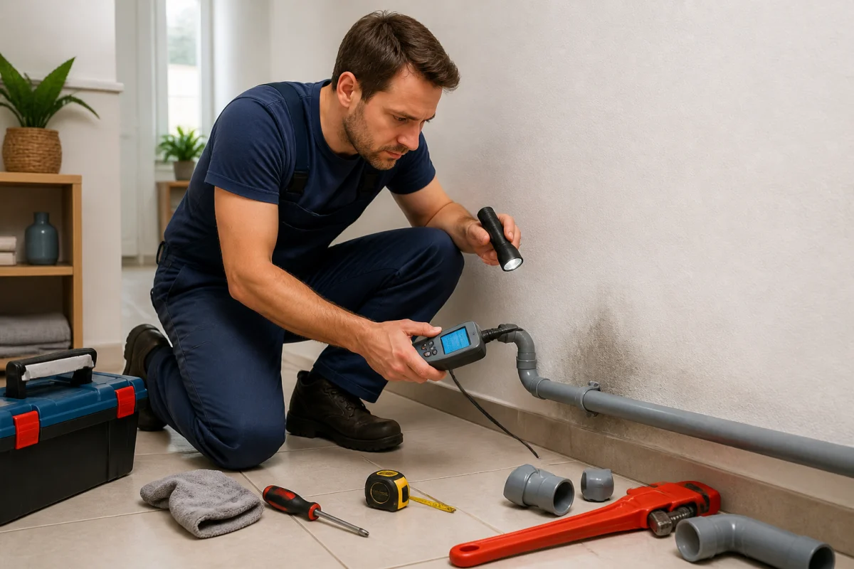 reparer fuite tuyau pvc inaccessible