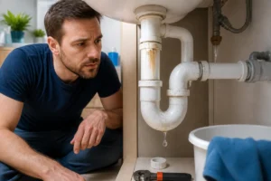 Fuite d’eau sous le lavabo, comment agir sans dégâts