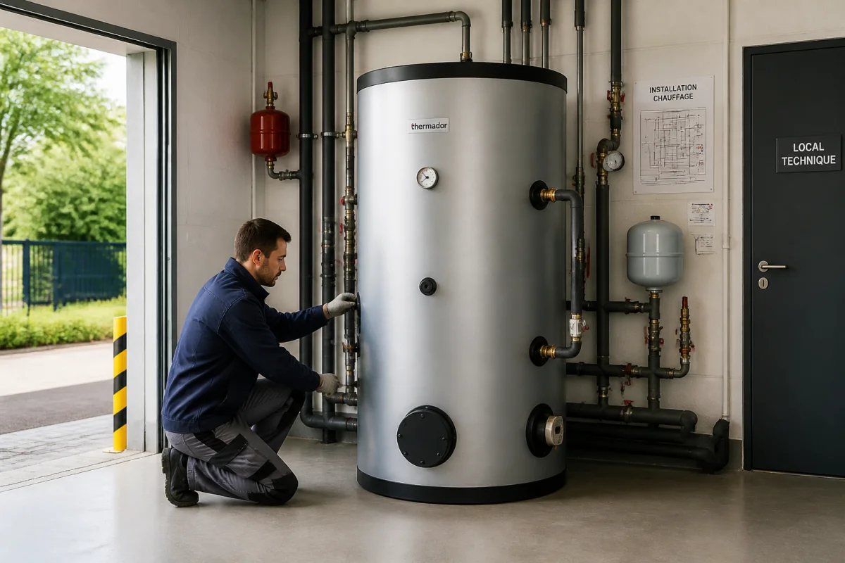 Installer un ballon tampon pour un chauffage plus stable