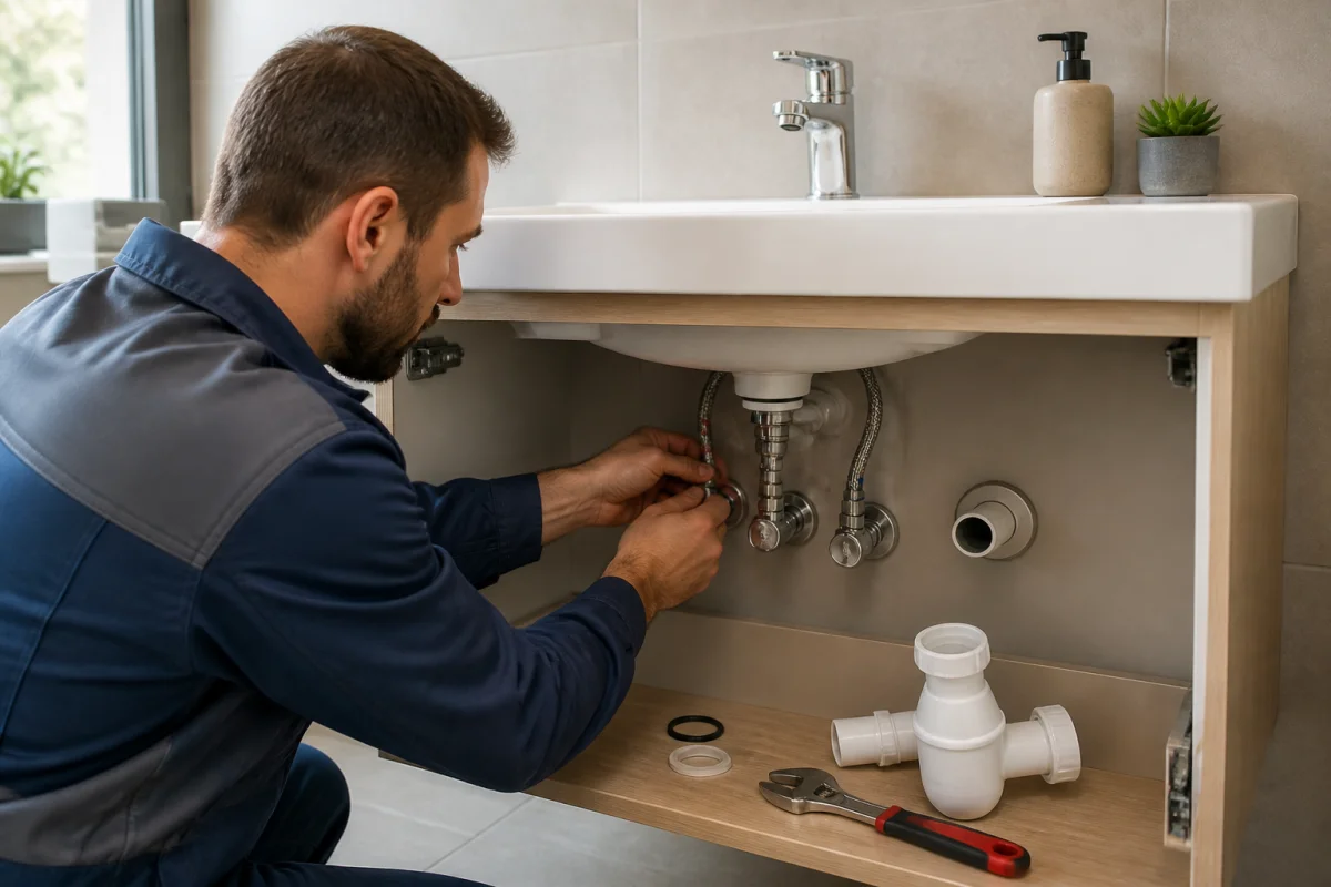 Règles installation lavabo salle de bain