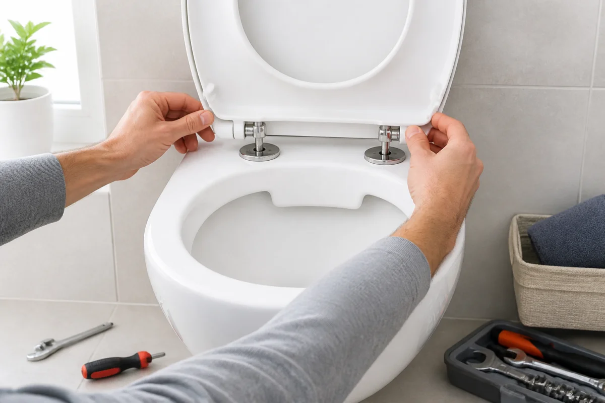 Comment remplacer un abattant de wc facilement