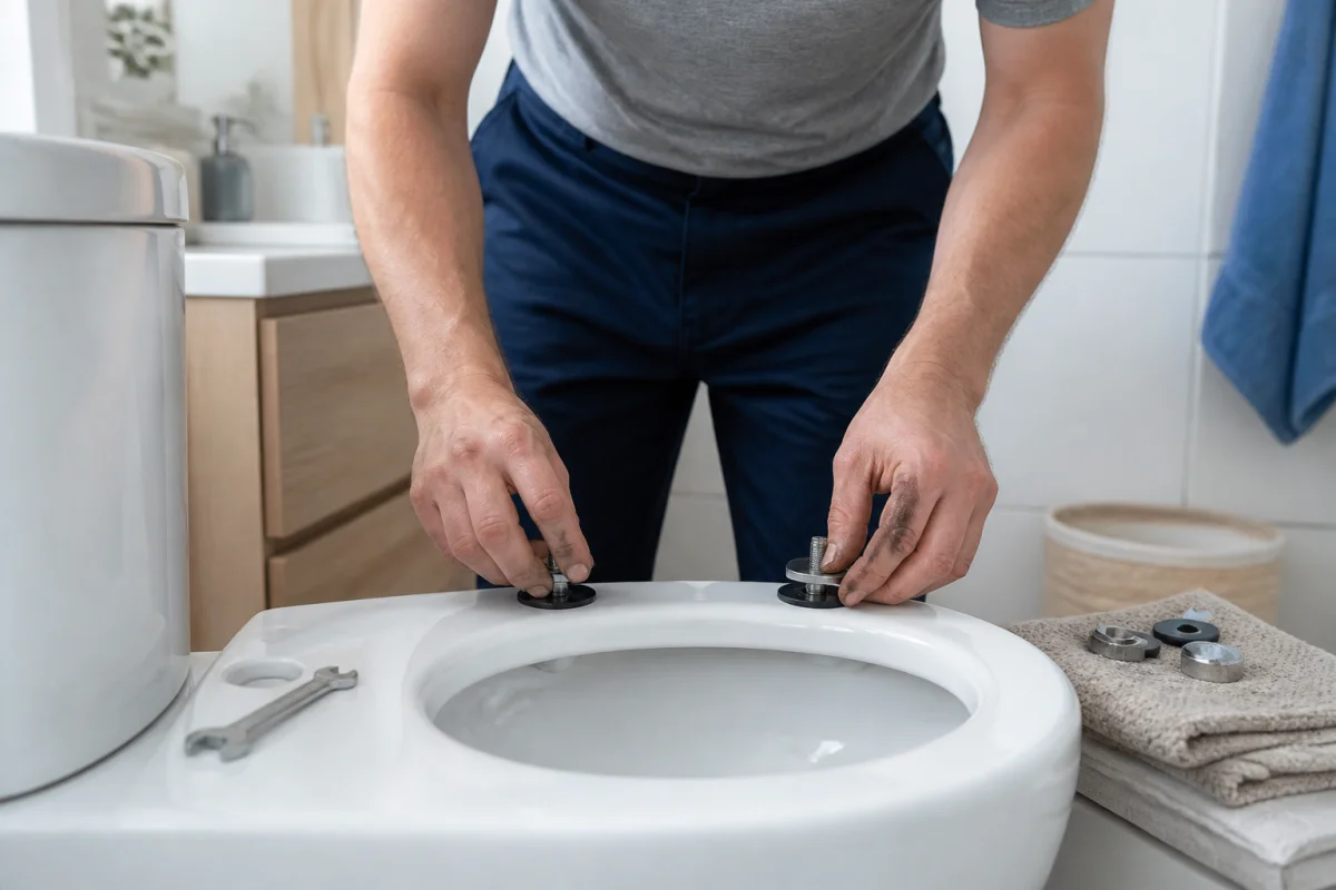 Comment remplacer un abattant de wc facilement
