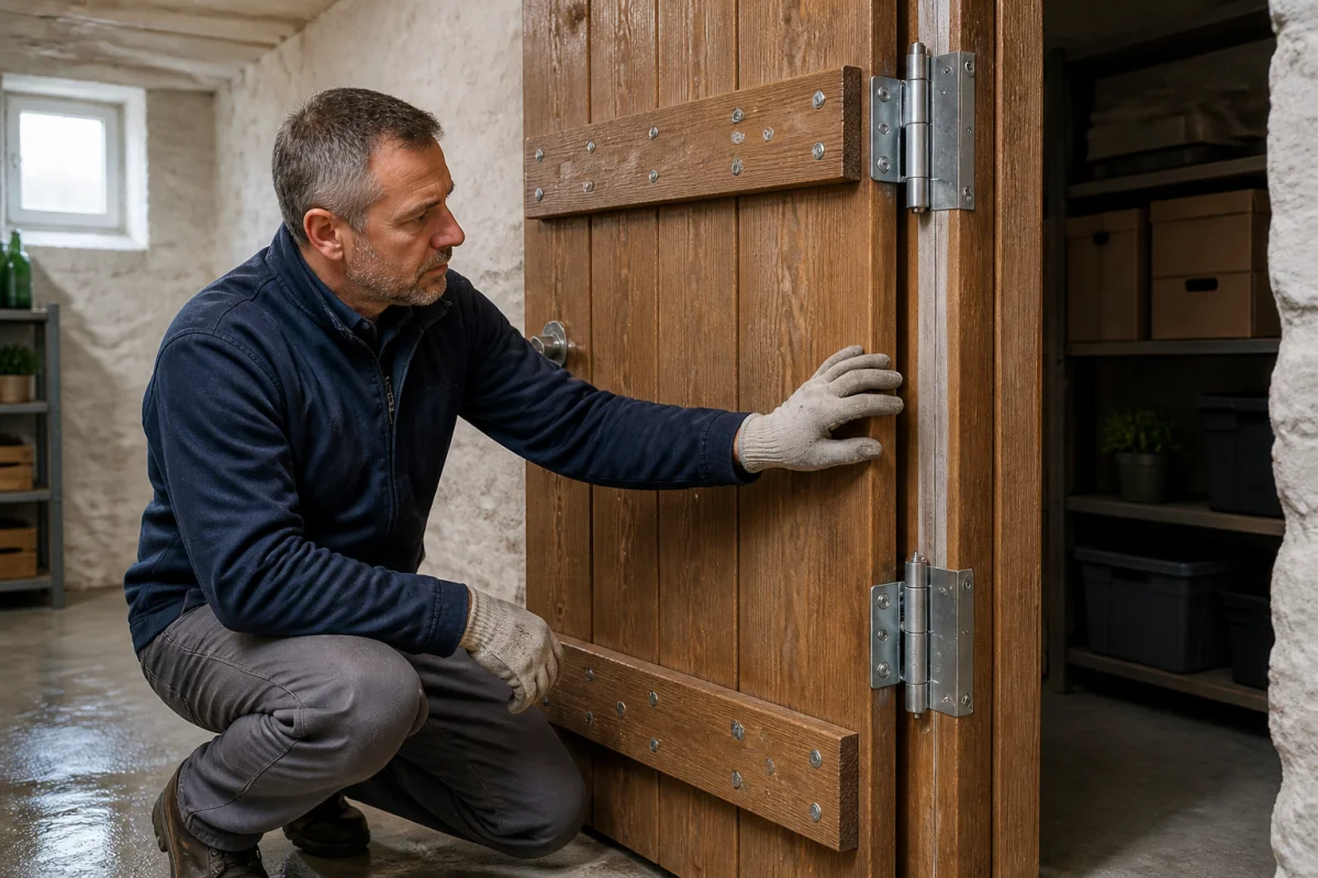 Comment sécuriser une porte de cave efficacement